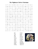 The Nightmare Before Christmas Word Search