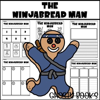 Preview of The Ninjabread Man Response Coloring Sequencing Activity
