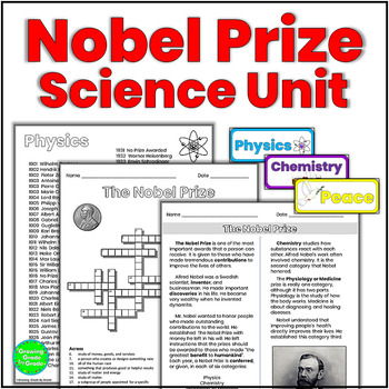 Preview of Nobel Prize Science UNIT