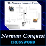 The Norman Conquest Crossword Puzzle - World History Printable