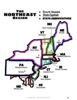 northeast states abbreviations capitals resource southeast px