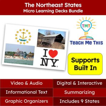 Preview of The Northeast States Informational Text and Activities
