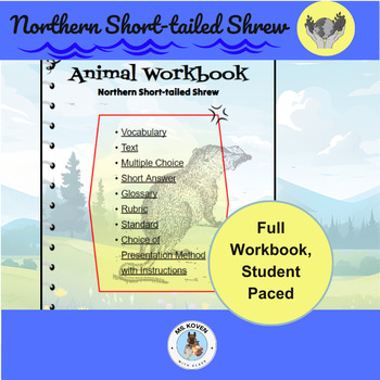 Preview of The Northern Short Tailed Shrew/Interactive, Self-Paced Lesson Middle School