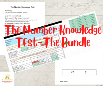 Preview of The Number Knowledge Test Bundle-ALL Forms included