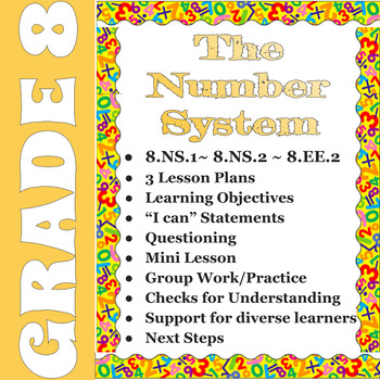 Preview of The Number System Lesson Plans