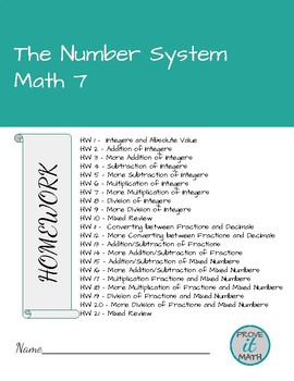 unit number system homework 2
