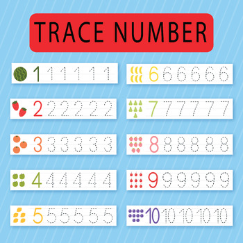 Preview of The Numerical Adventure: Learn to Write Numbers From number 1 to 10