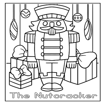 The Nutcracker Ballet Coloring Page : Nutcracker Coloring Sheet -Winter ...