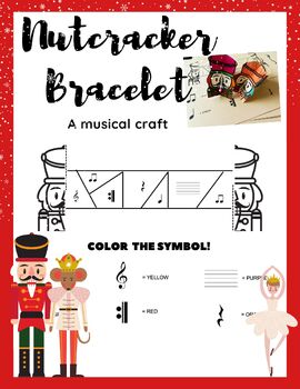 Preview of The Nutcracker Bracelet Craft | The Nutcracker Christmas | Winter Rhythms |