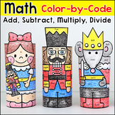 The Nutcracker Christmas Color by Number Craft Activity - 