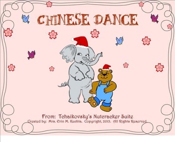 Preview of The Nutcracker Suite - Chinese Dance (A Listening Map)-SMARTBOARD/NOTEBOOK ED.