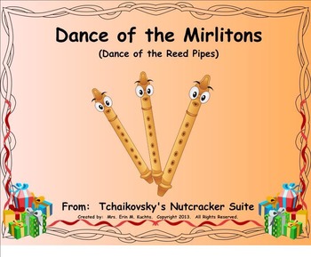 Preview of The Nutcracker Suite - Dance Of The Reed Pipes (A Listening Map)SMARTBRD/NOTEBK