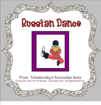 Preview of The Nutcracker Suite - Russian Dance (A Listening Map) SMARTBOARD/NOTEBOOK ED.
