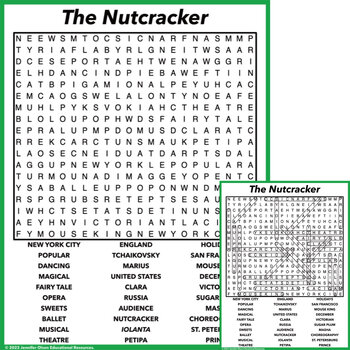 Preview of The Nutcracker Word Search