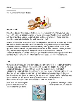 Preview of The Nutrition of Carbohydrates
