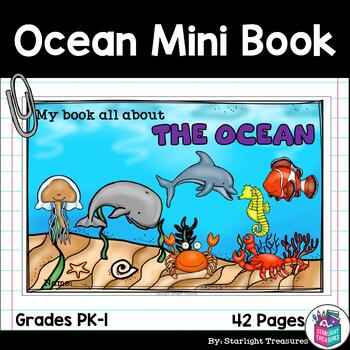Preview of The Ocean Mini Book for Early Readers: Ocean Animals