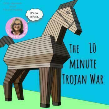 Preview of The Odyssey: 10 Minute Trojan War : Pre-reading activity