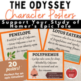 The Odyssey 20 Character Posters - Great for Epic Timelines!