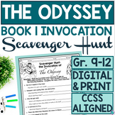 The Odyssey Book 1 Invocation Analysis Scavenger Hunt Intr