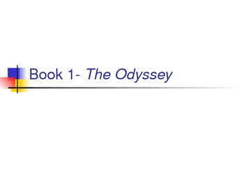 Preview of The Odyssey Book 1 Powerpoint