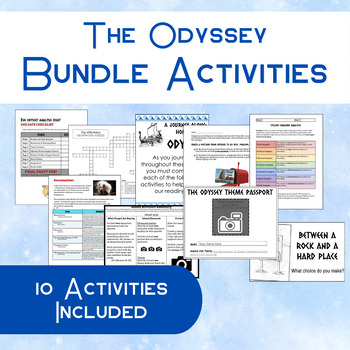 Preview of The Odyssey Bundle - Part 1 Activities & Final Essay - 10 ACTIVITIES INCLUDED