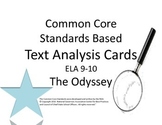 The Odyssey Literary Analysis Task Cards : CCSS : ELA 9-10