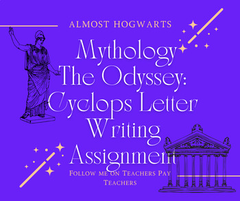 Preview of The Odyssey: Cyclops Letter Writing Assignment