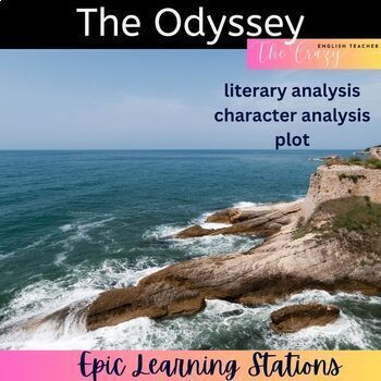 Preview of The Odyssey Epic Literacy Stations Activities