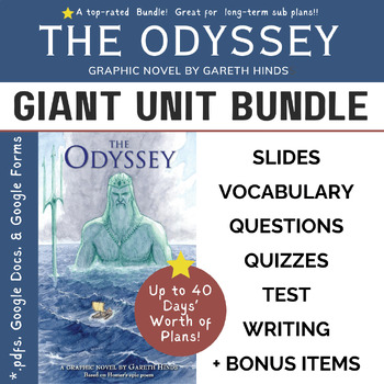 Preview of The Odyssey Graphic Novel by Gareth Hinds / GIANT UNIT BUNDLE! / Online-Ready