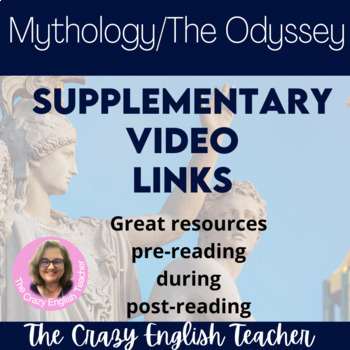 Preview of The Odyssey Greek Mythology Supplementary Video Links and Viewing Guide