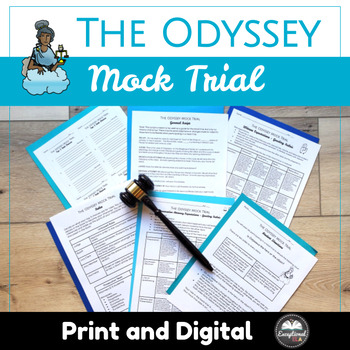 Preview of The Odyssey Mock Trial - Unit Study - Greek Mythology - Real World Skills Script