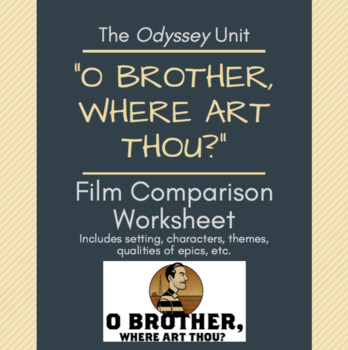 compare and contrast the odyssey and o brother where art thou essay