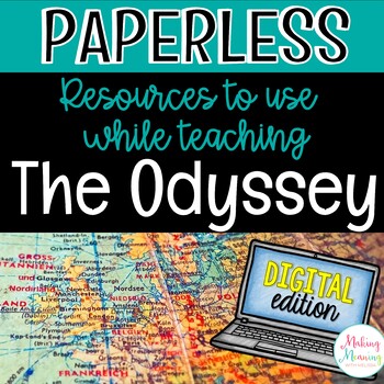 Preview of The Odyssey Digital Teaching Resources (Paperless)
