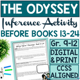 The Odyssey Part 2 Books 13-24 Inference Activity Characte