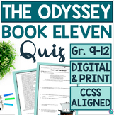 The Odyssey Quiz Book 11 The Land of the Dead (Digital)