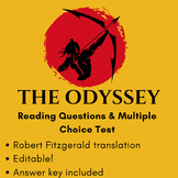 The Odyssey Reading Questions and The Odyssey Test