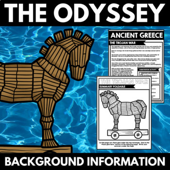 Preview of The Odyssey Unit Introduction - Background Information - Trojan War Activities