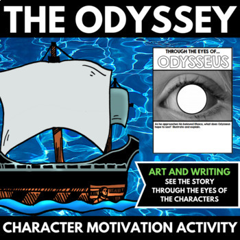 Preview of The Odyssey Unit Projects - Odyssey Character Activities - Character Motivation