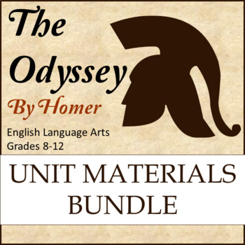 Preview of The Odyssey Unit Materials Bundle