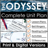 The Odyssey Unit Plan Bundle & Literature Guide With 12 Re
