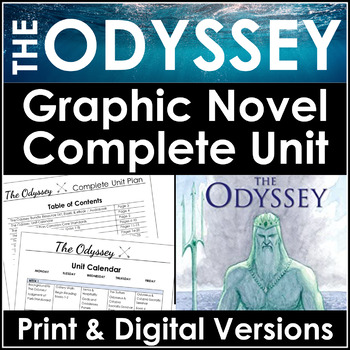 Preview of The Odyssey Unit Plan for the Graphic Novel By Gareth Hinds Lessons & Activities