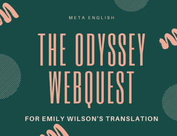 Preview of The Odyssey Webquest for Emily Wilson's Translation