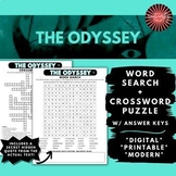 The Odyssey | Word Search + Crossword Puzzle Activity
