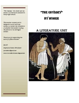 Preview of The Odyssey by Homer:  A Complete Unit for any Version