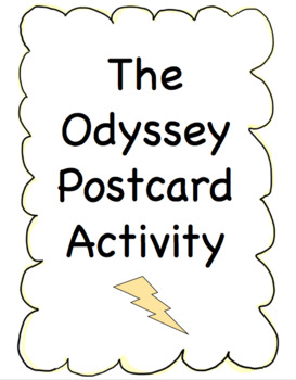 Preview of The Odyssey by Homer - Postcard Activity