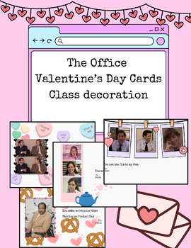 Preview of The Office Valentine's Cards/Decorations