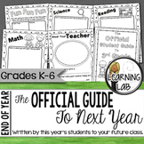 The Official Guide to Next Year - An End of Year Activity