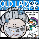 The Old Lady Retelling Craft - Winter Snow - Book Buddy