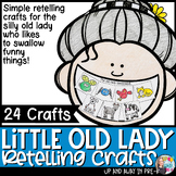 The Old Lady Story Retell Crafts BUNDLE - Preschool Readin