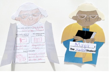 Preview of The Oldest Student: Mary Walker - ELA Book Craft, Black History Month Biography